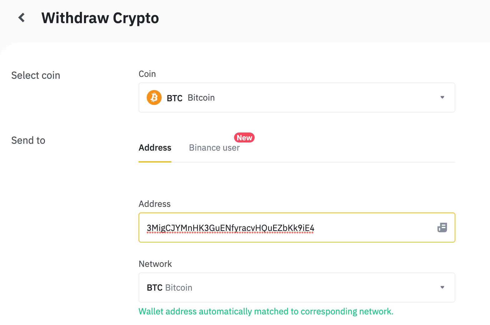 Binance naar Bitvavo Withdraw Binance naar Bitvavo Withdraw
