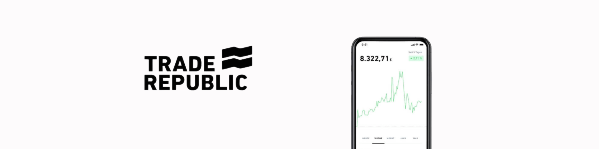 Banners website Trade Republic spaarplan