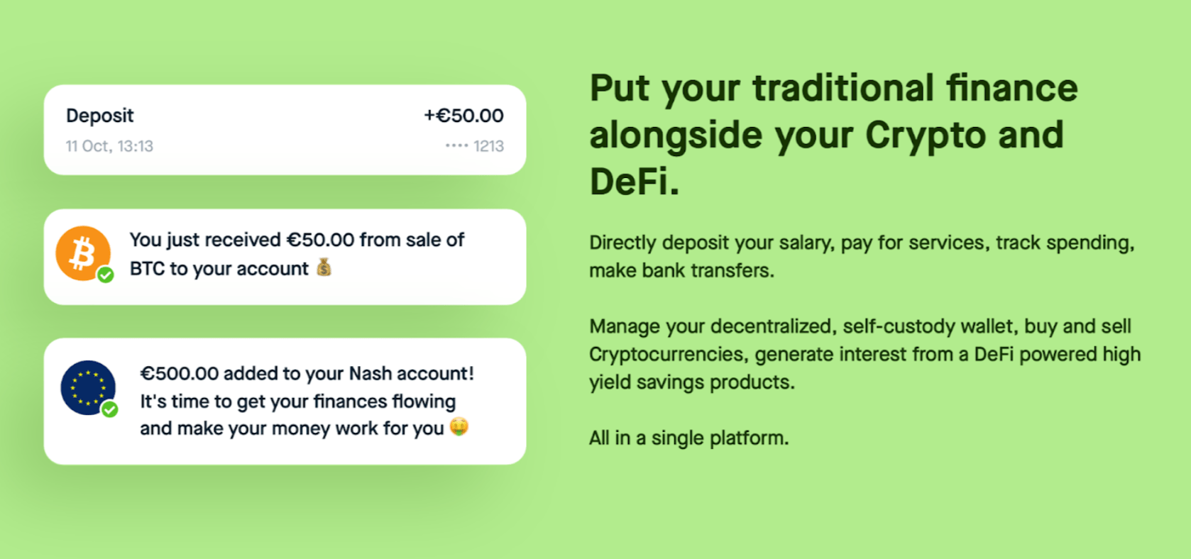 DeFi platform Nash