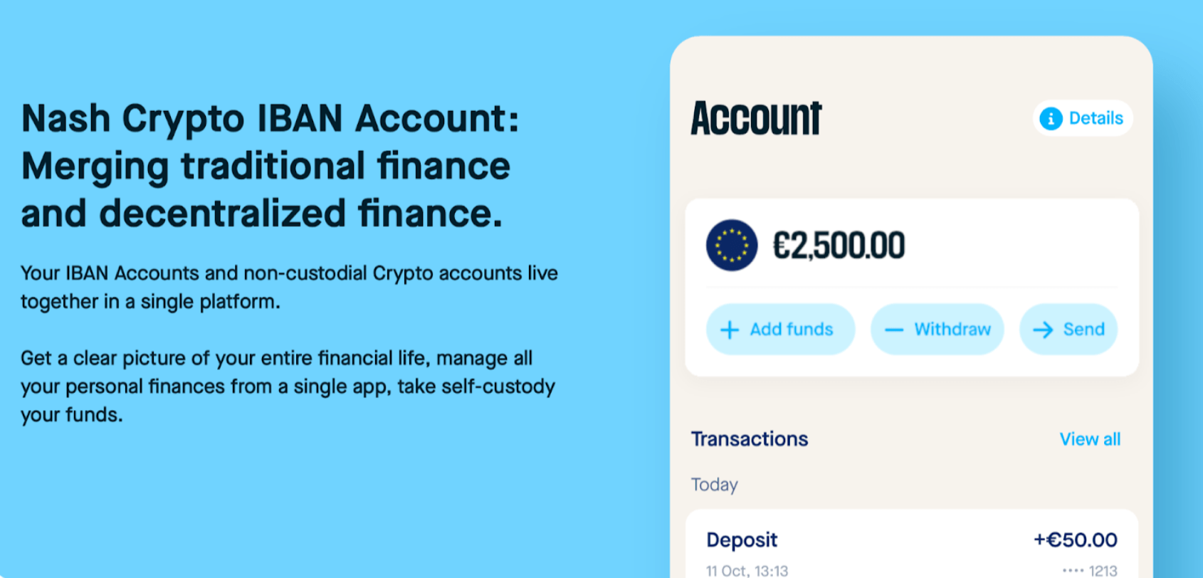 DeFi platform Nash