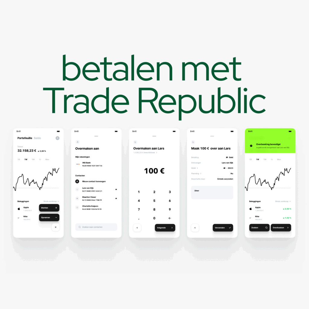 betalen met trade republic