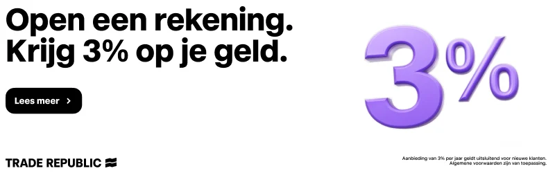 3% rente bij Trade republic